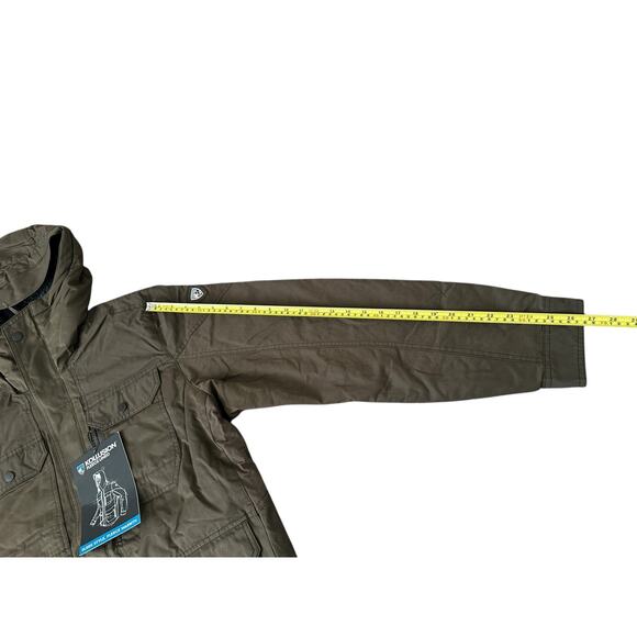 NEW Kuhl Kollusion Fleece Lined Turkish Coffee Brown Hooded Full ZIp Jacket NWT - Picture 11 of 11